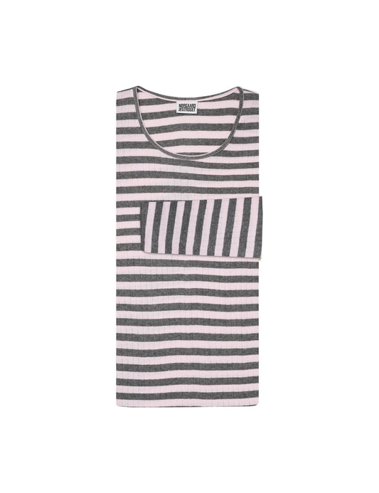 Dark Grey mel/Rose