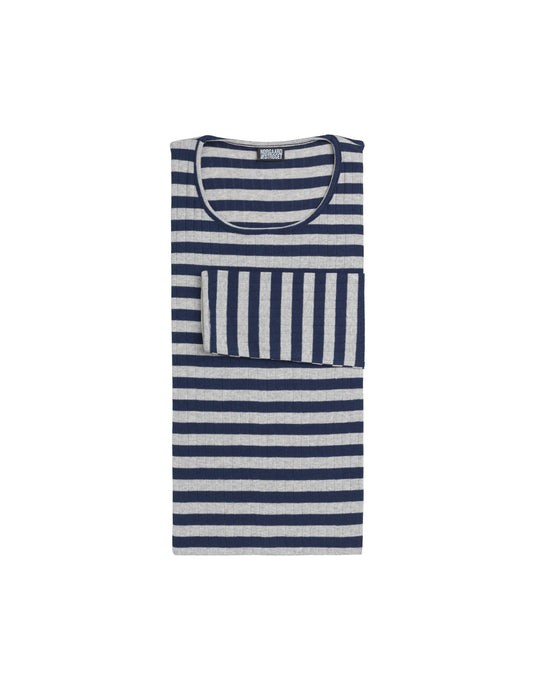 Marine/Grey melange