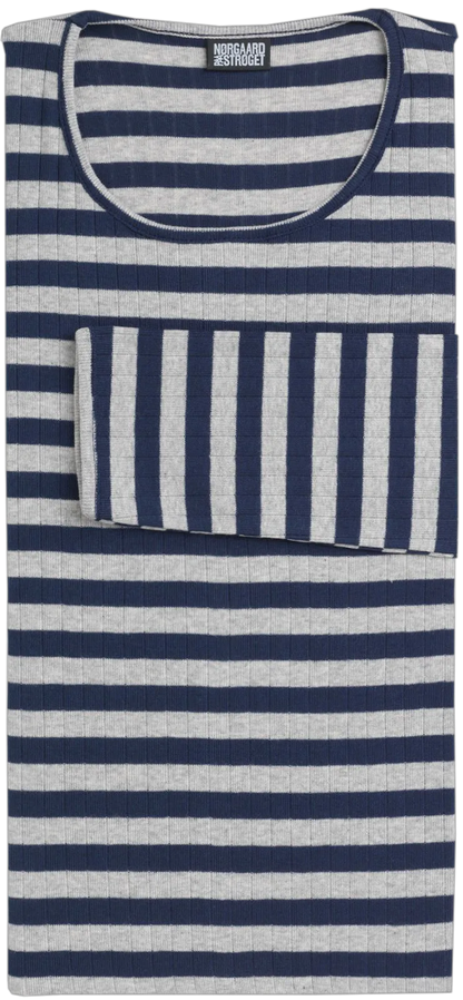 Marine/Grey melange